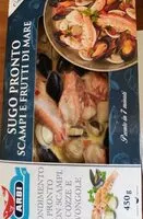 Mängden socker i Sugo pronto scampi e frutti di mare