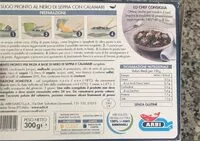 Mängden socker i Sugo al nero di seppia con calamari