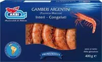 Mängden socker i Gamberi argentini interi congelati