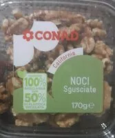 Mängden socker i Noci sgusciate