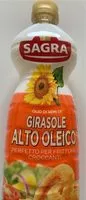 Mängden socker i Olio di semi di girasole