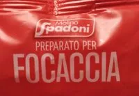 Mängden socker i Preparato per Focaccia