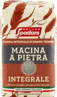 Mängden socker i Farina intergrale di grano tenero macina a pietra integrale