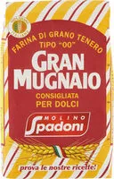 Mängden socker i Gran mugnaio farina di grano tenero tipo consigliata pe dolci