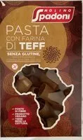 Mängden socker i Pasta con farina di teff senza glutine