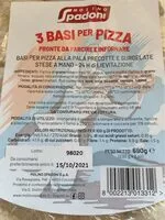 Mängden socker i Basi per pizza