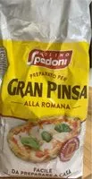 Mängden socker i Gran pinsa alla romana