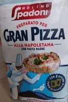 Mängden socker i Preparato GranPizza alla Napoletana