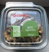 Mängden socker i Noci sgusciate