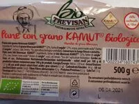 Mängden socker i Pane con grano kamut biologico
