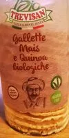 Mängden socker i Galette mais quinoa biologiche