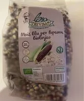 Mängden socker i Mais blu per popcorn biologico