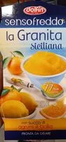 Mängden socker i La granita siciliana