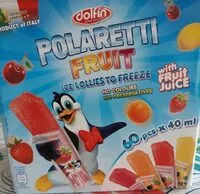 Mängden socker i Polaretti fruit