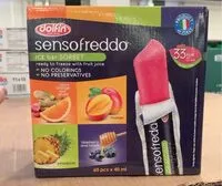 Mängden socker i Ice bar sorbet