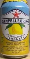 Mängden socker i Sanpellegrino-lemon Soda-330ml-italy