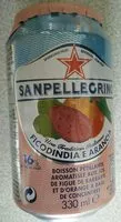 Mängden socker i SANPELLEGRINO Bois pétil au jus d'orange et de figue de Barbarie 33cl