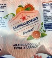 Mängden socker i SANPELLEGRINO Momenti Orange sanguine Fleur d'orange 6x33cl