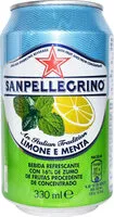 Mängden socker i Bebida refrescante de limón y menta con de zumo