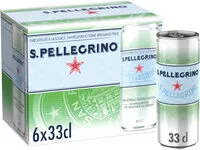 Mängden socker i S.PELLEGRINO eau minérale naturelle gazeuse 6x33cl