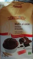Mängden socker i Muffin al cacao con Gocciole di Cioccolato