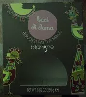 Mängden socker i Baci di dama