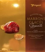 Mängden socker i Marrons glacés