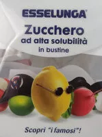 Mängden socker i Zucchero ad alta solubilità in bustine