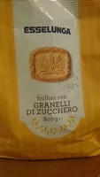 Mängden socker i Frollini con granelli di zucchero