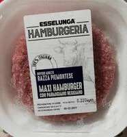 Mängden socker i Maxi hamburger di razza piemontese