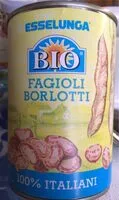 Mängden socker i Fagioli borlotti bio