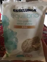 Mängden socker i Mini gallette di riso senza glutine