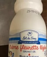 Mängden socker i Crème fleurette légère