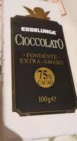 Mängden socker i Cioccolato fondente extra- amaro 75%