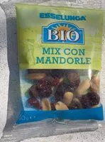 Mängden socker i Mix con mandorle
