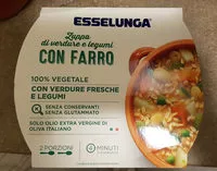 Mängden socker i Zuppa di verdure e legumi con farro