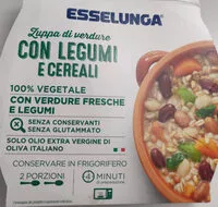 Mängden socker i Zuppa di verdure con legumi e cereali