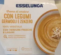 Mängden socker i crema di verdure con legumi germogli e zenzero