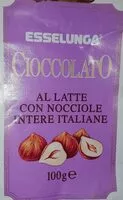 Mängden socker i Cioccolato al latte con nocciole
