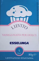 Mängden socker i Lievito vaniglinato per dolci