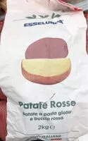 Mängden socker i Patate rosse