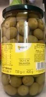 Mängden socker i Olive in salamoia