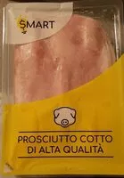 Mängden socker i Prosciutto cotto di alta qualità