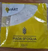 Mängden socker i Piada sfoglia