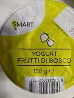 Mängden socker i Yogurt frutti di bosco