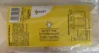 Mängden socker i 50 fettine di formaggio fuso magro