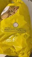 Mängden socker i Biscotti frollini