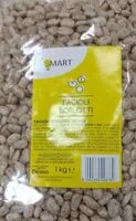 Mängden socker i Fagioli borlotti secchi