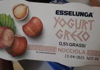 Mängden socker i Yogurt greco 0,5% grassi nocciola