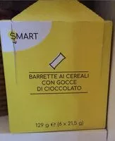 Mängden socker i Barrette ai cereali con gocce di cioccolato